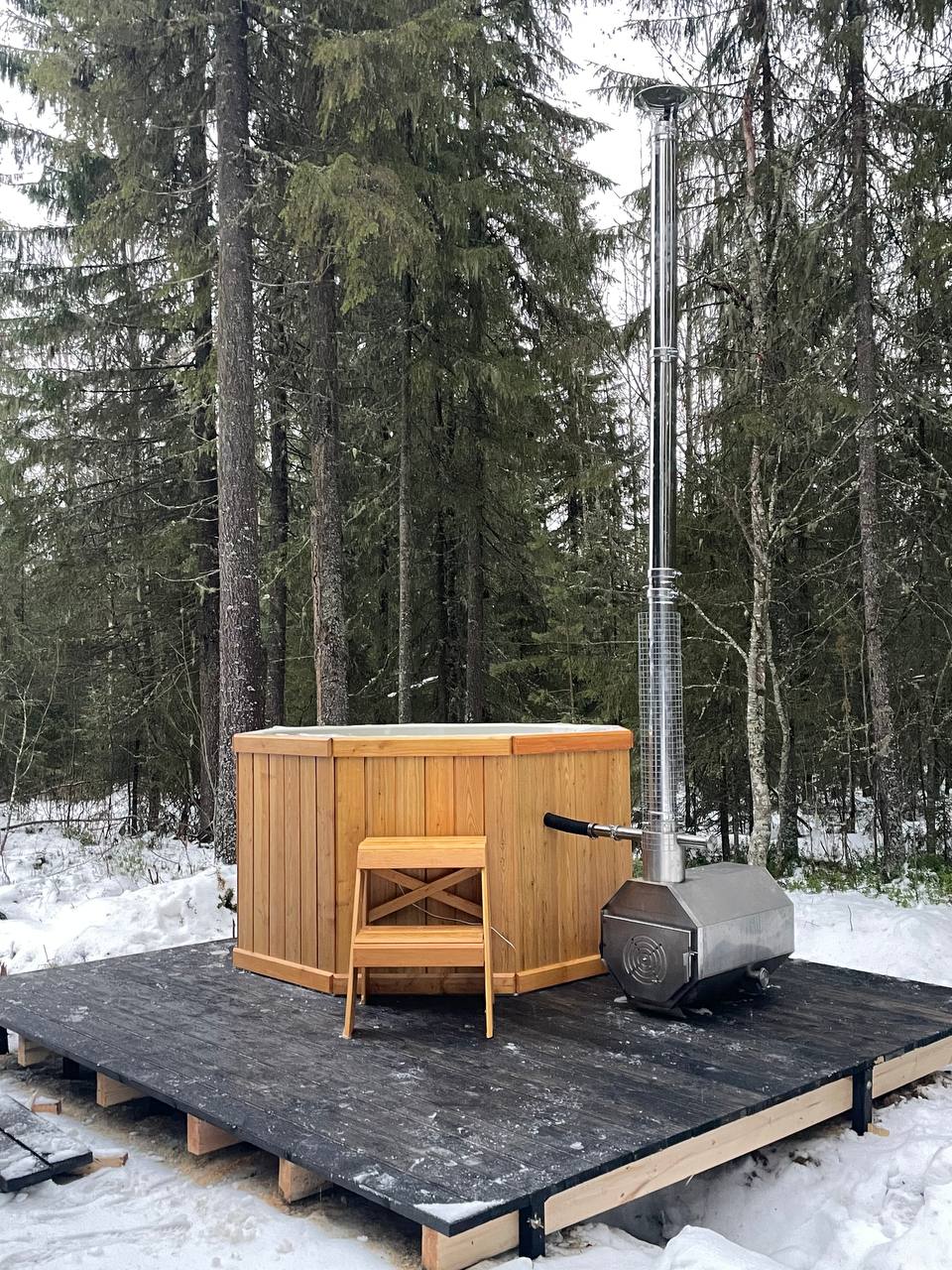 Купель зимой